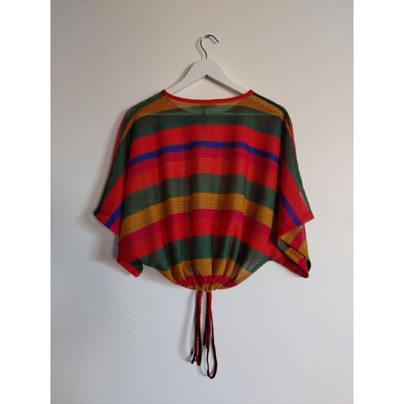 Zara Women's Caribbean Striped Flavour Top - Picture 3 of 3